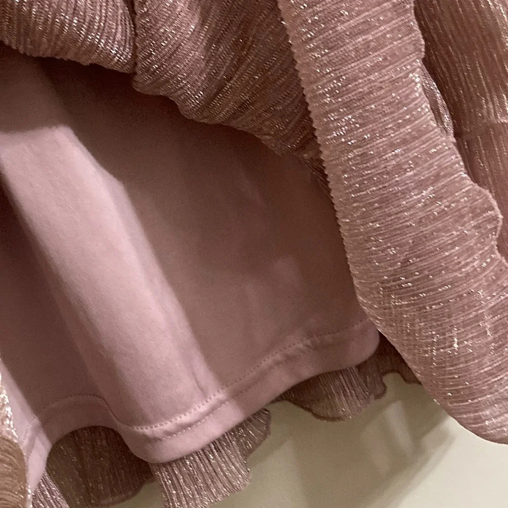 Forever 21 Tiered Babydoll Metallic Dress - Picture 5 of 13